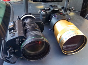 Anamorphic and ENG Lenses on a Panasonic GH2